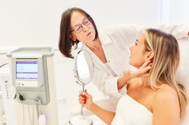 surgical facelift candidate